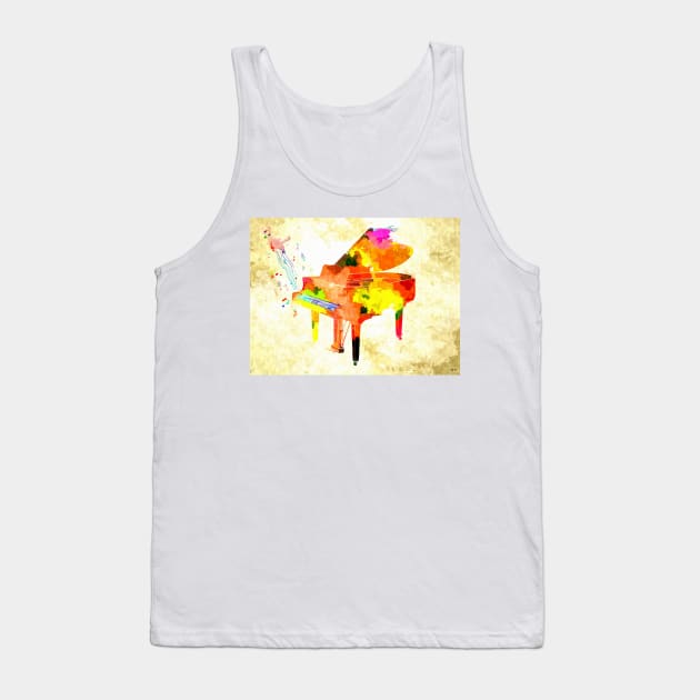 Grand Piano Tank Top by danieljanda